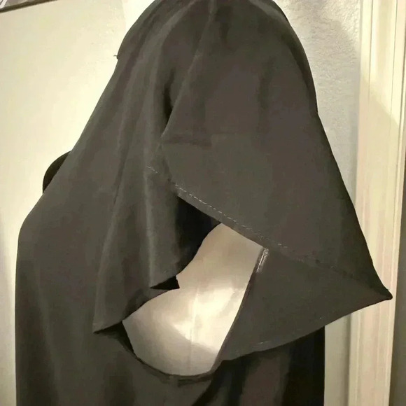 Calvin Klein black top with v neck flutter sleeves Women’s size Medium - Picture 10 of 11